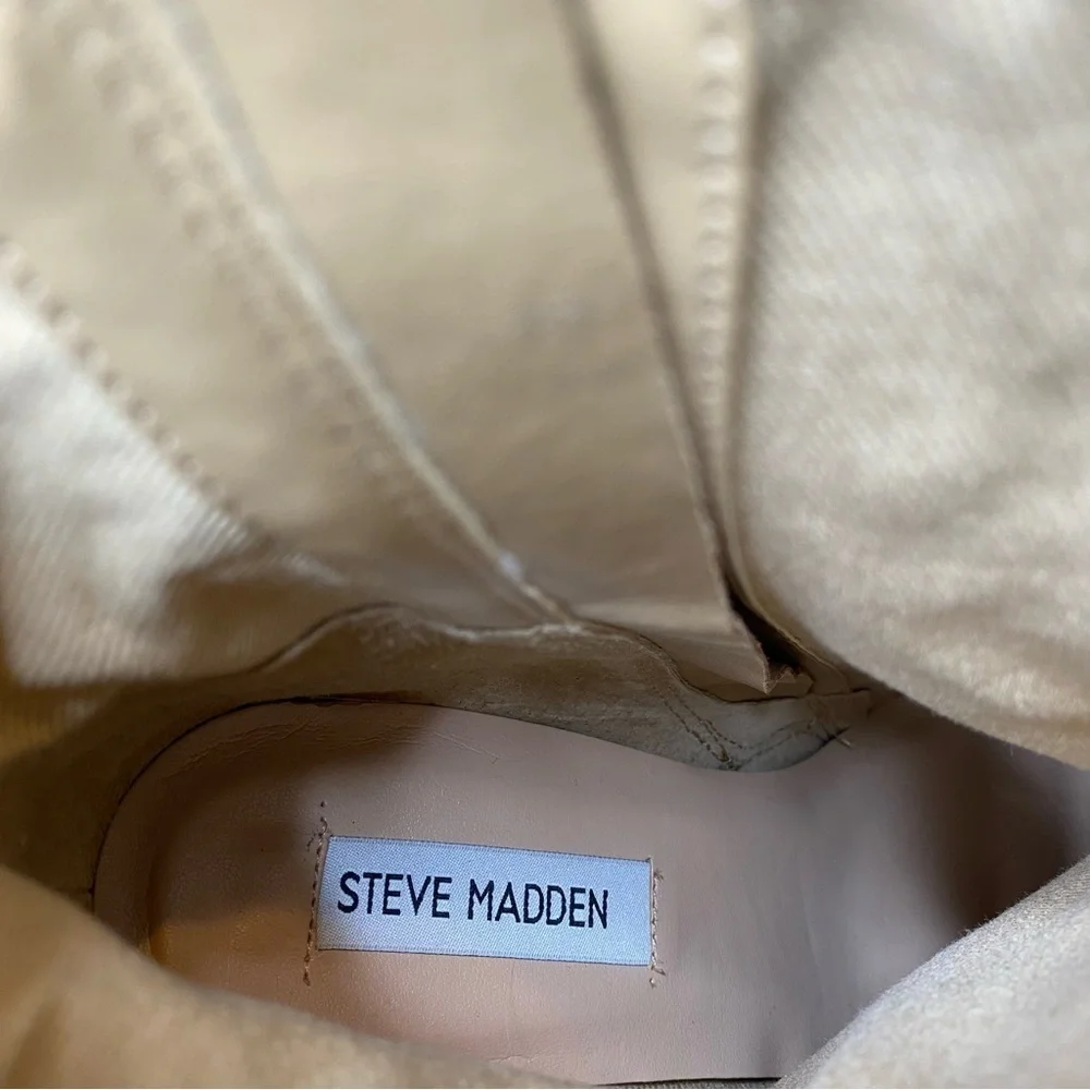 Steve Madden Lourde Tan Nubuck Bootie 8M